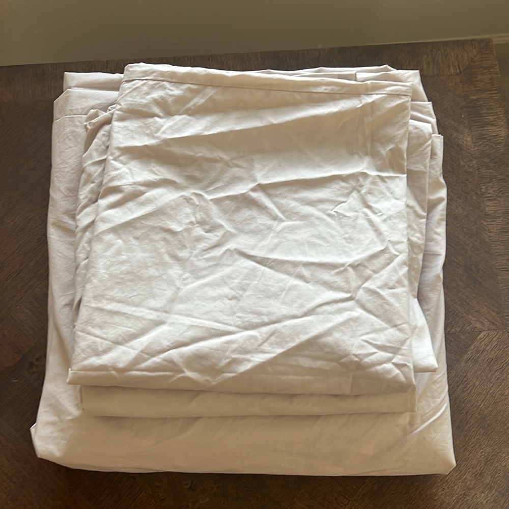 Brooklinen Duvet Sateen 100% Cotton 480tc in Pebble - Beautiful neutral